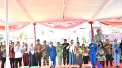 Kasrem 043/Gatam Hadiri Kegiatan Bakti Sosial Dan Bakti Kesehatan Memperingati HUT Korps Marinir Ke-79 Tahun 2024