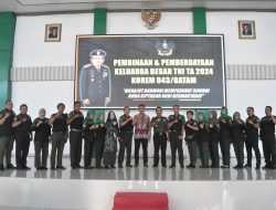 Korem 043/Gatam Gelar Komsos Pembinaan dan Pemberdayaan Keluarga Besar TNI