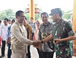 Danrem 043/Gatam Dampingi Mentan RI Kunker Di Wilayah Provinsi Lampung