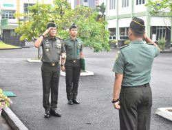 Upacara Bulanan Danrem 043/Gatam Sampaikan Amanat KASAD