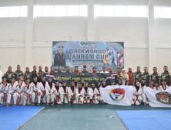 Liga Pelajar Taekwondo Danrem Cup 2024, Resmi Dibuka Danrem 043/Gatam