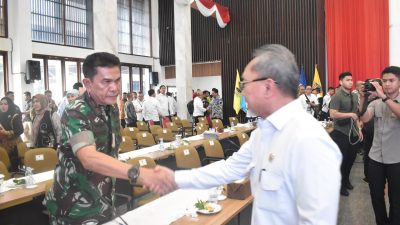 Danrem 043/Gatam Hadiri Rapat Koordinasi Bidang Pangan Bersama Menko Bidang Pangan RI