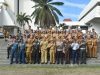 Kasrem 043/Gatam Mengikuti Upacara Bulanan Bersama Forkopimda Provinsi Lampung