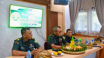 HUT Ke- 74 Penerangan TNI AD, Korem 043/Gatam Gelar Syukuran Dengan Hikmat