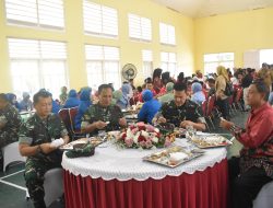 Korem 043/Gatam Kembali Uji Coba Makan Siang Bergizi Gratis Di SLB Dharma Bhakti Dharma Pertiwi Bandar Lampung
