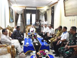 Kasrem 043/Gatam Dampingi Kasdam II/Swj, Sambut Kunker Mentan RI di Wilayah Provinsi Lampung