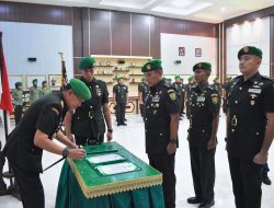 Korem 043/Gatam Gelar Acara Penyerahan Jabatan Kasrem 043/Gatam dan Sertijab Kasipers Kasrem 043/Gatam