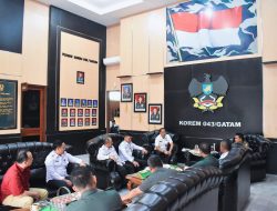 Danrem 043/Gatam Sambut Silaturahmi Kakanwil Ditjen Pemasyarakatan Kementerian Imigrasi dan Pemasyarakatan Provinsi Lampung