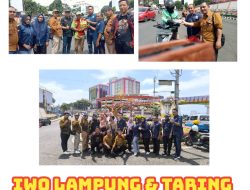 IWO Lampung dan Taring Kolaborasi Gelar Baksos Bagikan Makanan dan Beras
