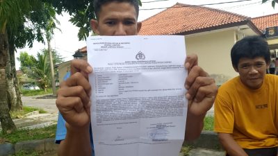 Babak Belur Dikeroyok Warga Simpang Jeruk, Karyanto Laporkan Ke Polres Lamteng