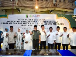 Danrem 043/Gatam Hadiri Buka Bersama dan Peresmian Serta Pencanangan Pembangunan, Program dan Pelayanan RSUD Dr. Abdul Moeloek