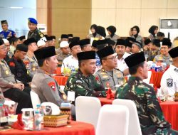 Danrem 043/Gatam Hadiri Safari Ramadhan Panglima TNI dan Kapolri Bersama Forkopimda Provinsi Lampung