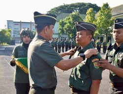 Danrem 043/Gatam Pimpin Upacara Laporan Korps dan Pelantikan Kenaikan Pangkat Periode 1 April 2025