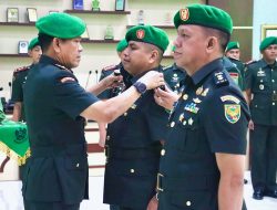 Danrem 043/Gatam Pimpin Serah Terima Jabatan Dandim 0411/KM