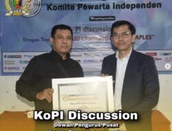 Wakil Ketua Komisi I DPRD Provinsi Lampung H. Ade Utami lbnu, SE. Menjadi Narasumber dalam acara KoPI Discussion