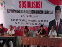 Fahror Rozi, S.T, Anggota DPRD Lampung Gelar PIP WK, Ajak Masyarakat Tanamkan Nilai – Nilai Pancasila