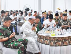 Danrem 043/Gatam Hadiri Peletakan Batu Pertama Pembangunan Sekolah Ponpes Riyadhus Sholihin Nur Rahman oleh Irjen TNI