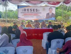 Reses Kerja Anggota DPRD Provinsi Lampung Yosse Sogoran SH