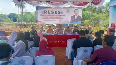 Reses Kerja Anggota DPRD Provinsi Lampung Yosse Sogoran SH