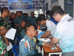 Lanal Lampung Gelar Uji Pemeriksaan Kesehatan Rutin