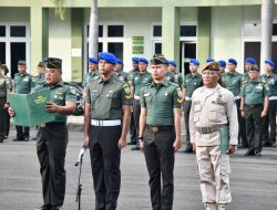 Upacara Bulanan, Kasrem 043/Gatam Bacakan Amanat Pangdam II/Sriwijaya