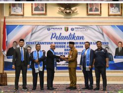 Anggota Komisi IV DPRD Provinsi Lampung hadiri Pelantikan PBH PERADI Bandar Lampung