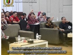 Anggota Komisi V DPRD Provinsi Lampung, Budhi Condrowati, SE., M.Si. menghadiri acara pembukaan Konferensi Daerah III Persatuan Alumni Gerakan Mahasiswa Nasional