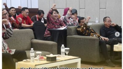 Anggota Komisi V DPRD Provinsi Lampung, Budhi Condrowati, SE., M.Si. menghadiri acara pembukaan Konferensi Daerah III Persatuan Alumni Gerakan Mahasiswa Nasional