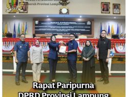 DPRD Lampung Gelar Rapat Paripurna DPRD Provinsi Lampung Penyampaian Perubahan Kebijakan Umum APBD