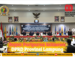 DPRD Provinsi Lampung menggelar Rapat Paripurna Istimewa dalam rangka memperingati HUT ke-80 Kemerdekaan Republik Indonesia