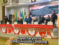 DPRD Provinsi Lampung gelar Rapat Paripurna Lanjutan Pembicaraan Tingkat I terkait Jawaban Gubernur atas Pandangan Umum Fraksi-Fraksi terkait Perubahan APBD Provinsi Lampung 2026