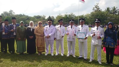 Camat Merbau Mataram Kabupaten Lampung Selatan Pimpin Upacara ke-80 Kemerdekaan Republik Indonesia