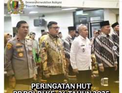 Ketua DPRD Provinsi Lampung menghadiri acara Keluarga Besar Persatuan Purnawirawan POLRI