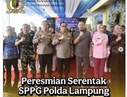 Ketua Komisi I DPRD Provinsi Lampung hadiri Acara peresmian serentak SPPG Polda