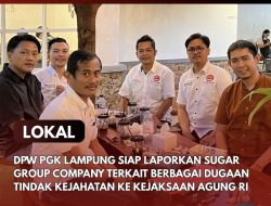 PGK Lampung akan lakukan aksi ke  Kejaksaan Agung Soal Polemik SGC