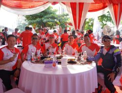 Bersama Gubernur dan Forkopimda Provinsi Lampung, Pangdam XXI/RI Ikuti PMI RUN 4 Humanity HUT Ke-80 PMI Tahun 2025