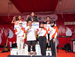 Wujudkan Hidup Sehat, Danrem 043/Gatam Ikuti PMI RUN 4 Humanity HUT Ke-80 PMI Tahun 2025