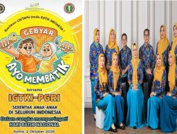 Meriahkan Hari Batik Nasional, IGTK-PGRI Lampung  Gelar Lomba Membatik se-Provinsi Lampung