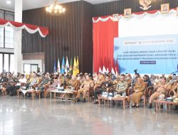 Kasdam XXI/RI Bersama Wagub dan Forkopimda Provinsi Lampung Hadiri Akad Massal KUR 800.000 Debitur dan Peluncuran KPP