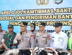 Kasdam XXI/Radin Inten Hadiri Apel Ojol, Bakti Sosial, Bakti Kesehatan, dan Penyerahan Bantuan Kemanusiaan di Provinsi Sumatera Barat