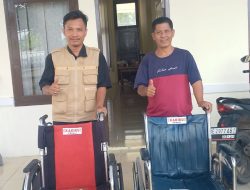 IMF Lampung Serahkan Kursi Roda untuk Lansia: Gerakkan Gotong Royong, Bangkitkan Kepedulian Sosial