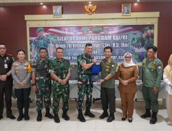 Perkuat Sinergi, Ketahanan Pangan, dan Kesiapsiagaan Wilayah, Pangdam XXI/Radin Inten Kunjungi Kodim 0429/Lampung Timur