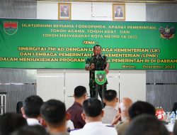 Perkuat Sinergi, Korem 043/Gatam Gelar Silaturahmi Bersama Forkopimda dan Tokoh Masyarakat Kota Metro