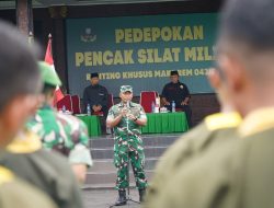 Korem 043/Gatam Gembleng 120 Prajurit Melalui Ujian Kenaikan Tingkat Pencak Silat Militer