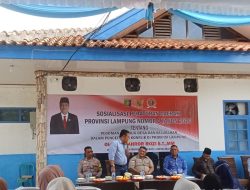 Anggota DPRD Provinsi Lampung, Fahror Rozi, S.T., M.M., lakukan menyampaikan sosialisasi Peraturan Daerah Provinsi Lampung Nomor 1 Tahun 2026 di Desa Siring Jaha, Lampung Selatan