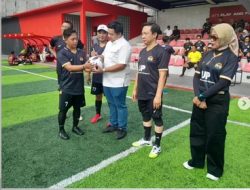 Anggota Komisi I DPRD Provinsi Lampung, M. Rahmat Visa Ridi Arifin, hadiri Turnamen Mini Soccer IJP