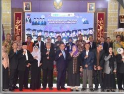 Ketua Komisi V DPRD Provinsi Lampung, Dr. H. Yanuar Irawan, S.E., M.M., mewakili Ketua DPRD Provinsi Lampung, menghadiri kegiatan Gelar Wicara Guru Besar Fakultas Keguruan dan Ilmu Pendidikan (FKIP) Universitas Lampung