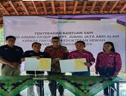 PT. Juang Jaya Abdi Alam – FKH Universitas Gadjah Mada Berkolaborasi Tingkatkan Kualitas Sapi Lokal dan Serahkan 40 sapi indukan produktif untuk pembelajaran dan riset mahasiswa