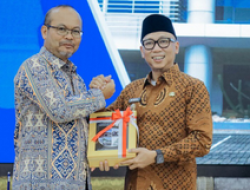 Ketua DPRD Provinsi Lampung A. Giri Akbar, SE., MBA, menghadiri sekaligus memberikan sambutan dalam Acara Penyerahan Laporan Hasil Pemeriksaan (LHP) Semester II Tahun 2025