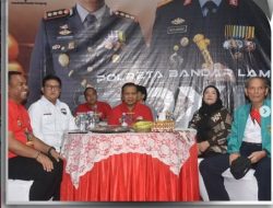 Ketua DPRD Provinsi Lampung A. Giri Akbar, S.E., M.B.A., menghadiri pembukaan Kejuaraan Tinju Amatir Polresta Bandar Lampung